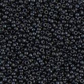 11/0 Miyuki Seed Beads Charcoal Matte Metallic #2010